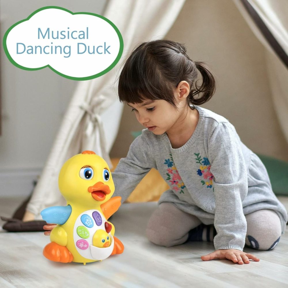 Dancing And Singing Musical Duck Toys For Toddlers  Infant And Baby Educational Learning Toys With Music And Lights Gifts For 18 Months Girls Boys Kids  |  Musical Toys All Toys