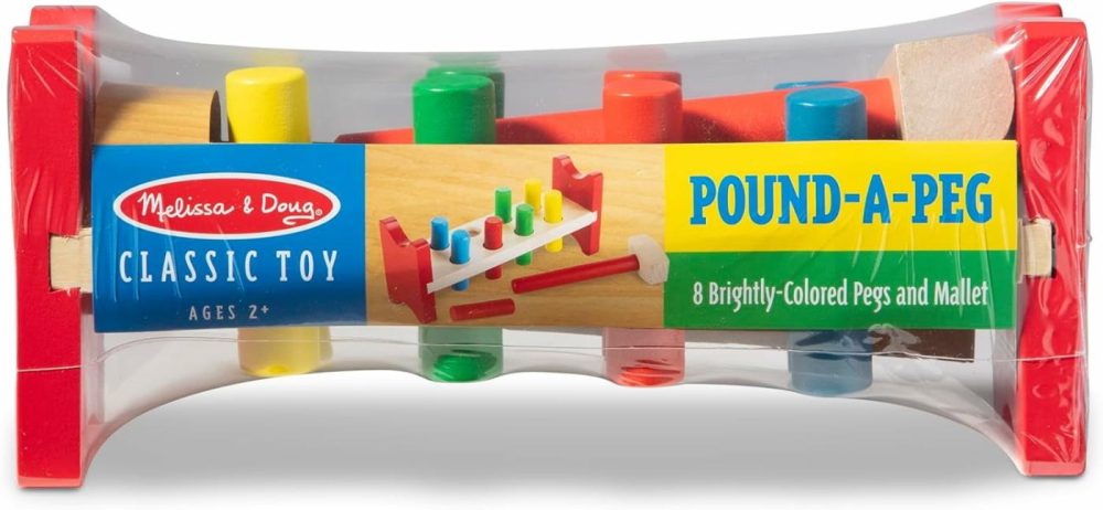 Deluxe Wooden Pound-A-Peg Toy With Hammer – Fsc Certified  |  Hammering & Pounding Toys All Toys Hammering & Pounding Toys