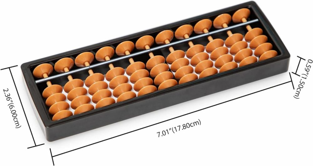 Digital Standard Abacus-17.8 Cm-Professional 11-Column Soroban Calculator (Functional And Educational Tool)  |  Abacuses Abacuses Abacuses