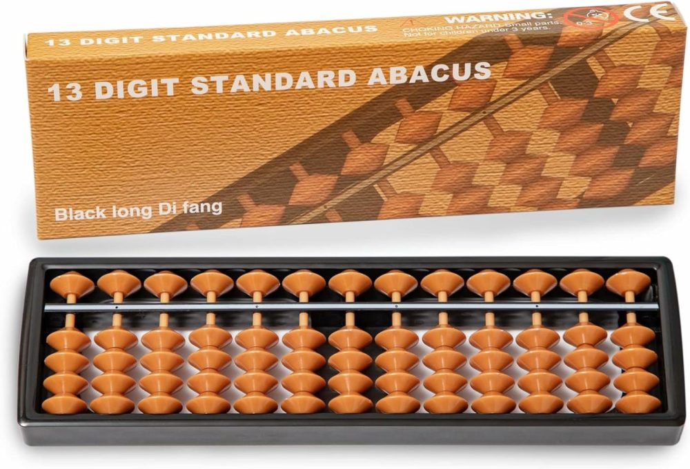 Digital Standard Abacus-20 Cm-Professional 13-Column Soroban Calculator (Functional And Educational Tool)  |  Abacuses Abacuses Abacuses