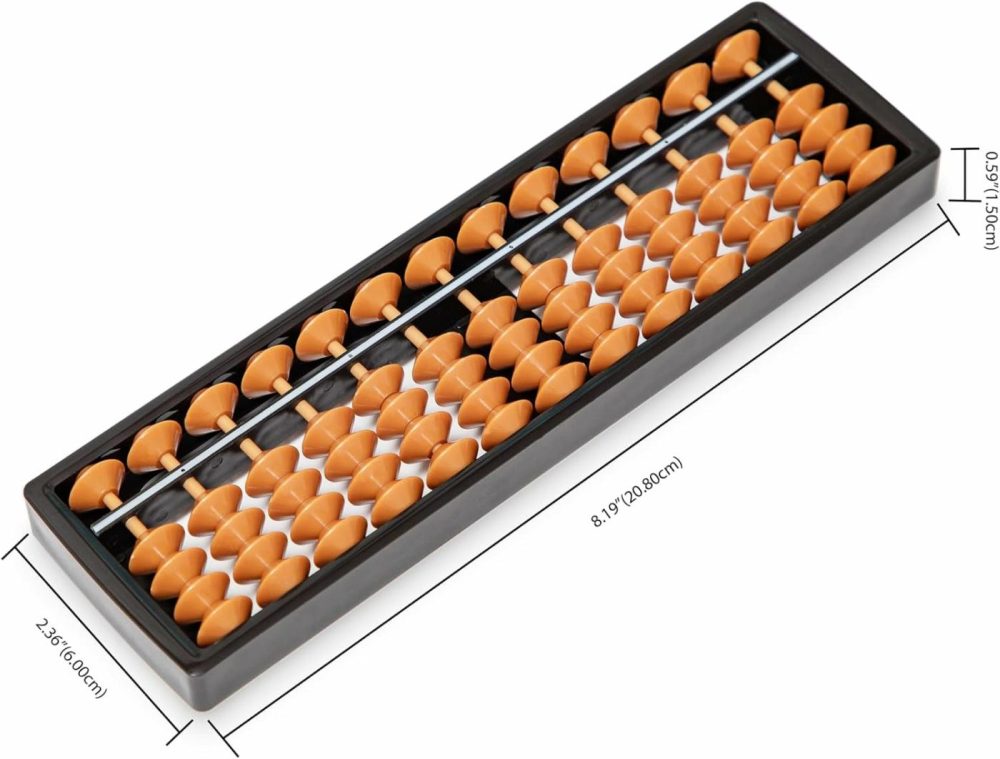 Digital Standard Abacus-20 Cm-Professional 13-Column Soroban Calculator (Functional And Educational Tool)  |  Abacuses Abacuses Abacuses