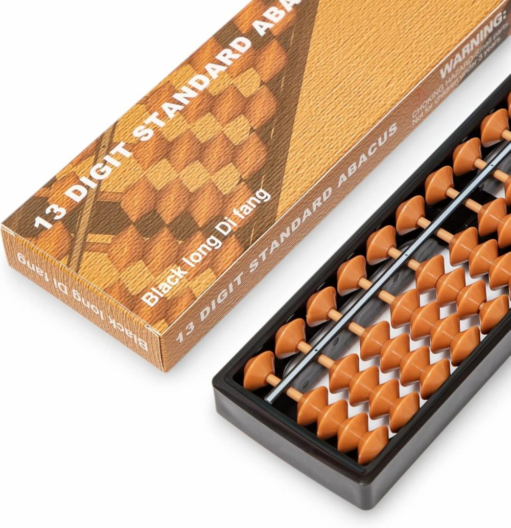 Digital Standard Abacus-20 Cm-Professional 13-Column Soroban Calculator (Functional And Educational Tool)  |  Abacuses Abacuses Abacuses