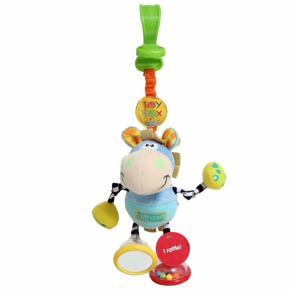 Dingly Dangly Clip Clop – Melodic Infant Rattle Toy For 0+ Months With Stroller Clip  Car Seat Charm  & Crib Hanger – Engaging Developmental Fun For Newborns – Hanging Toys For Babies  |  Rattles & Plush Rings All Toys Rattles & Plush Rings