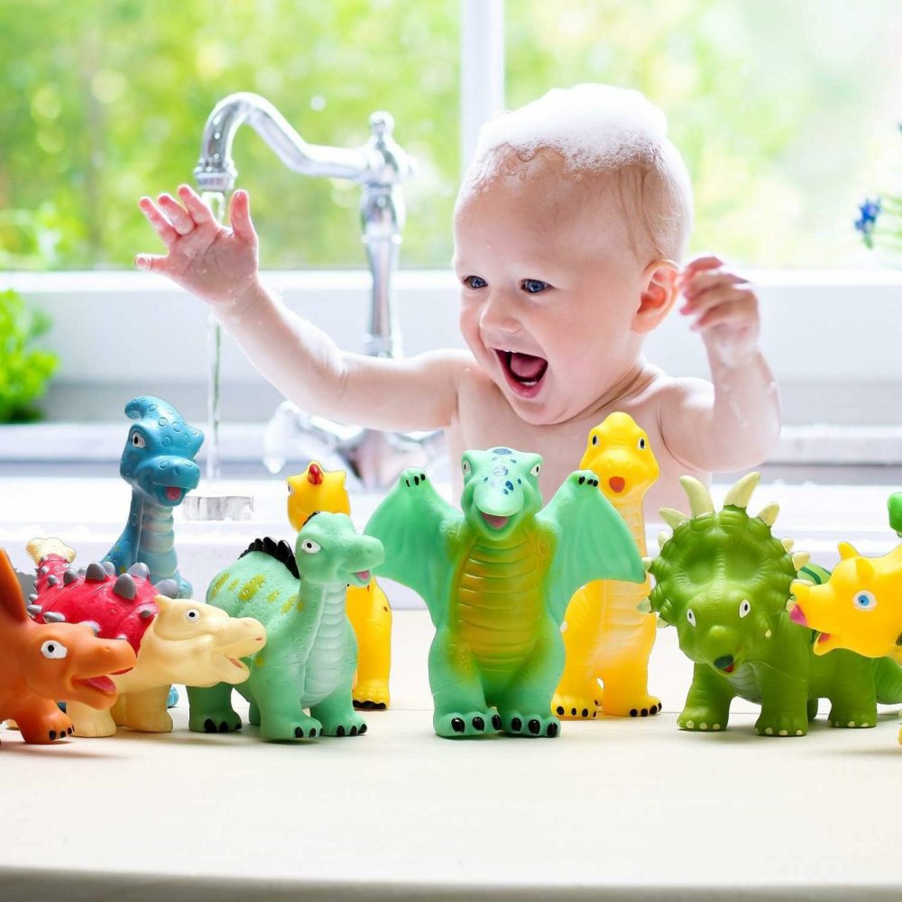 Dinosaur Bath Toys For Toddler  Squirt Baby Bathtub Shower Water Pool Toys  |  Bath Toys All Toys Bath Toys