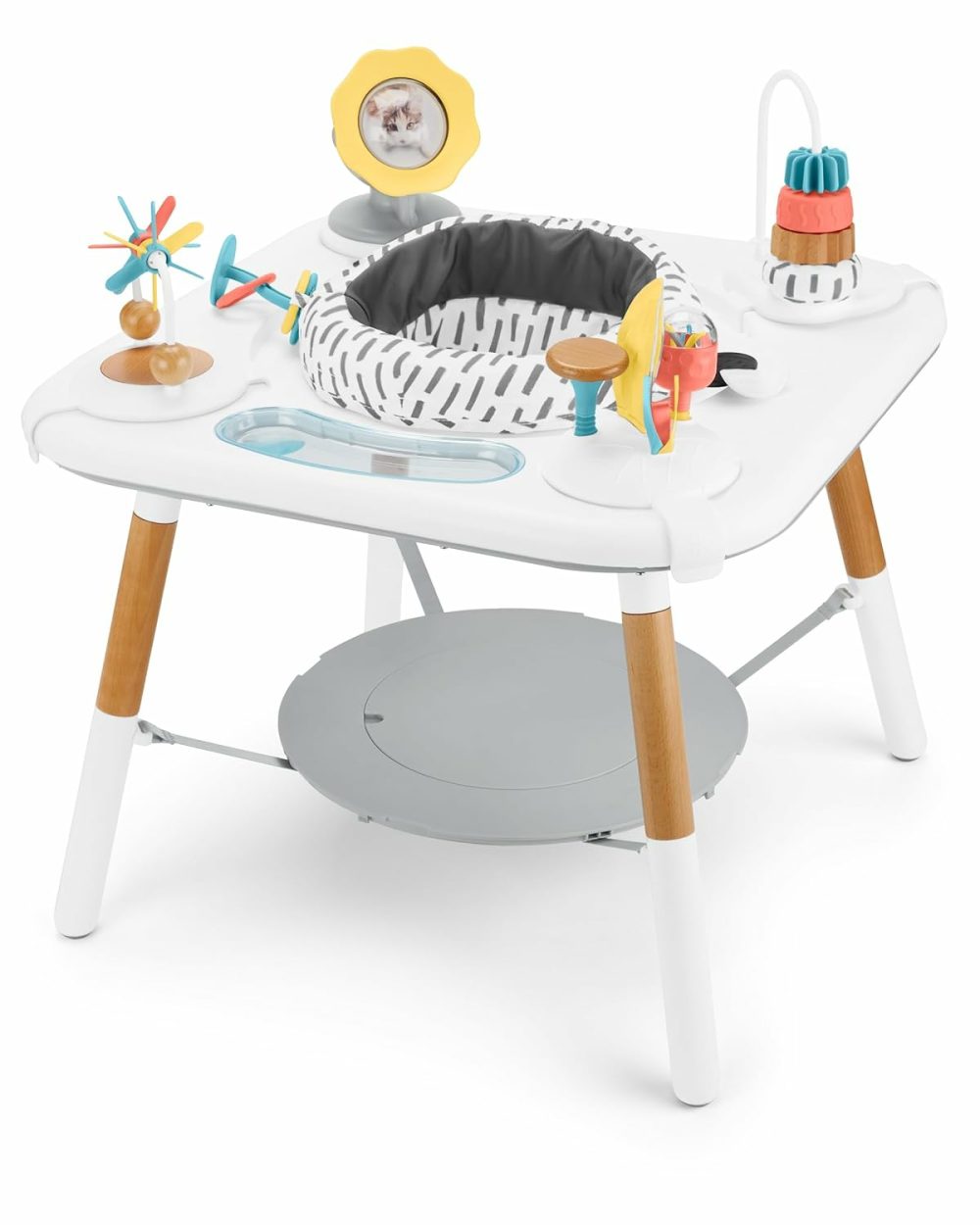 Discoverosity Montessori-Inspired 3-Stage Activity Center & Play Table For Baby Ages 4M+  |  Activity Centers Activity Centers Activity Centers