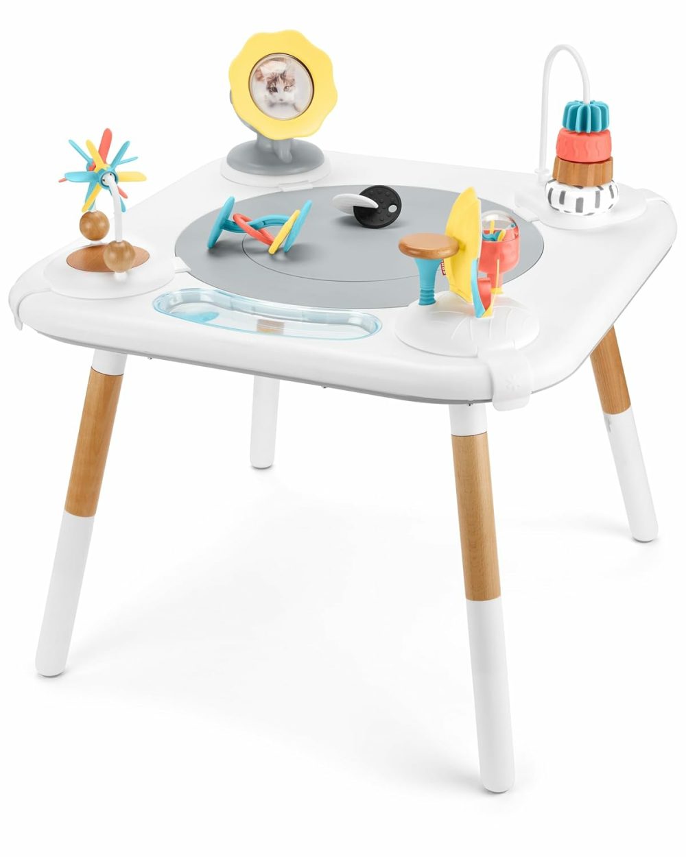 Discoverosity Montessori-Inspired 3-Stage Activity Center & Play Table For Baby Ages 4M+  |  Activity Centers Activity Centers Activity Centers