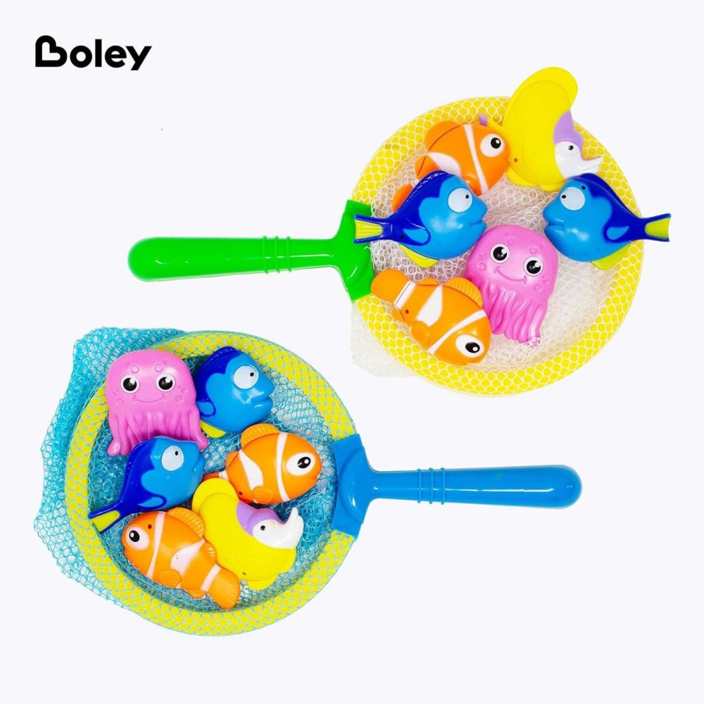 Dive & Grab Fishing Game Set – 14 Pc Sinking Swimming Pool Toys For Kids – Water Games & Bath Toys For Toddlers  |  Bath Toys All Toys Bath Toys