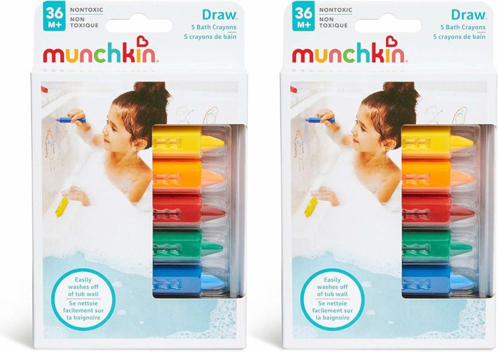 Draw Bath Crayons Toddler Bath Toy  5 Count (Pack Of 2)  |  Bath Toys All Toys Bath Toys