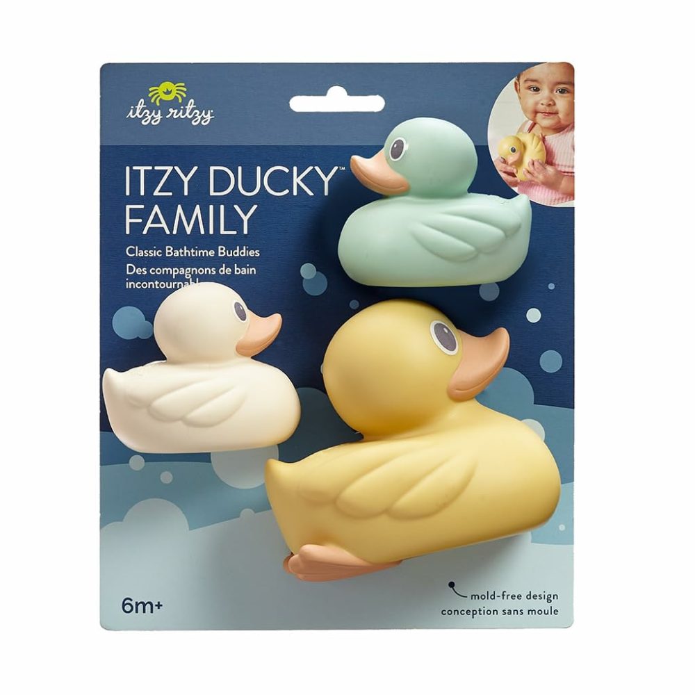 Ducky Family – Set Of 3 Duck Floating Bath Toys With Watertight Design (Duck)  |  Bath Toys All Toys Bath Toys