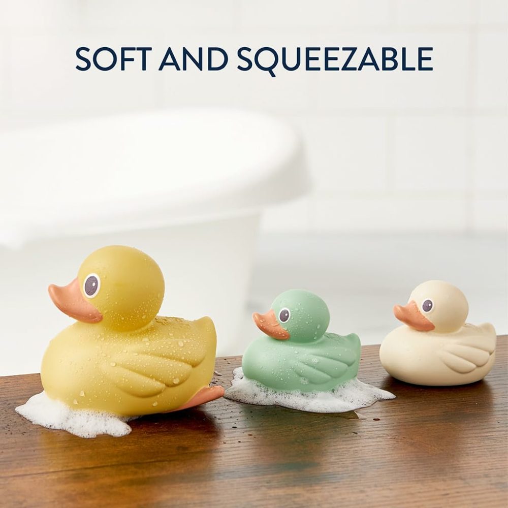 Ducky Family – Set Of 3 Duck Floating Bath Toys With Watertight Design (Duck)  |  Bath Toys All Toys Bath Toys