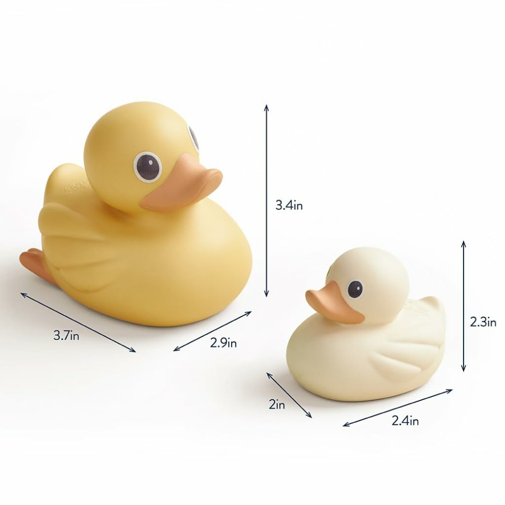 Ducky Family – Set Of 3 Duck Floating Bath Toys With Watertight Design (Duck)  |  Bath Toys All Toys Bath Toys