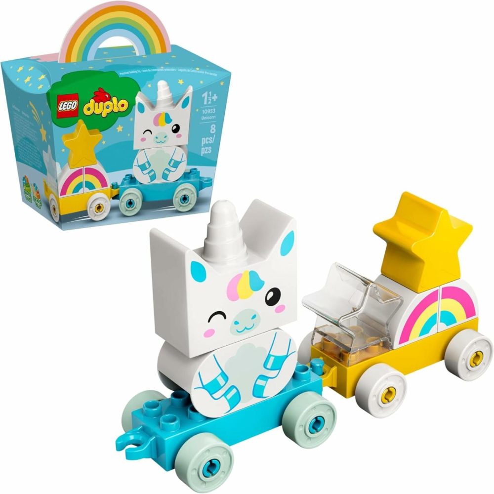 Duplo My First Unicorn 10953 Pull-Along Unicorn For Young Kids; Great Toy For Imaginative Learning Through Play  New 2021 (8 Pieces)  |  Sorting & Stacking Toys All Toys Sorting & Stacking Toys