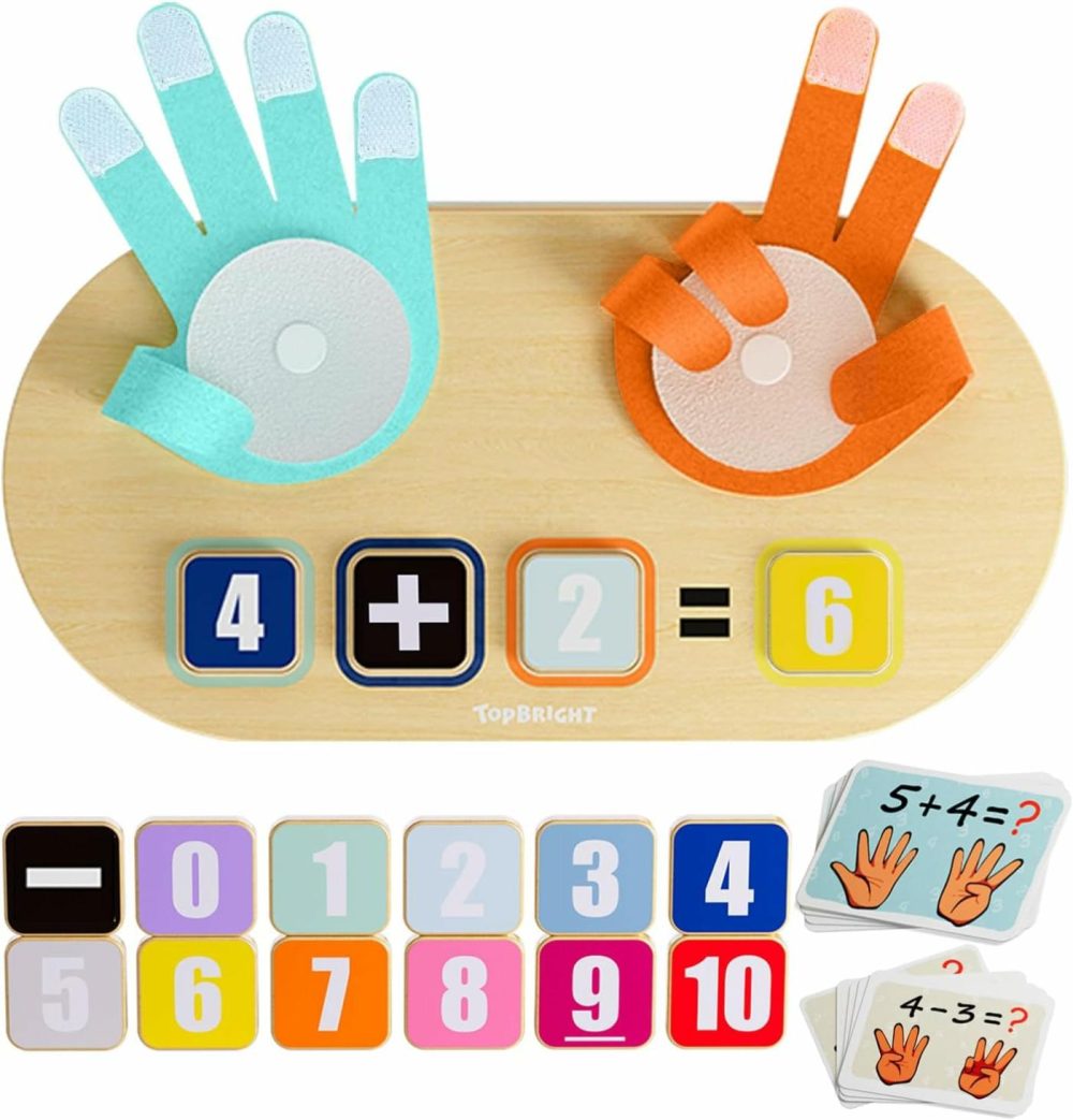 Educational Learning Number Toy For Toddler – Finger Counting Math Toys  Homeschool Supplies For Math Manipulates  Teaching Early Education Toys For Kid Age 3+  Montessori Toy For Toddler  |  Sorting & Stacking Toys All Toys Sorting & Stacking Toys