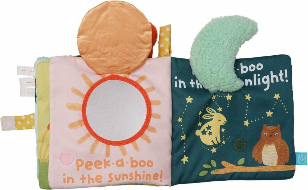 Fairytale Peek-A-Boo Soft Activity Crinkle Book For Baby & Toddler With Tethered Bunny Squeaker Small  |  Teethers All Toys Teethers