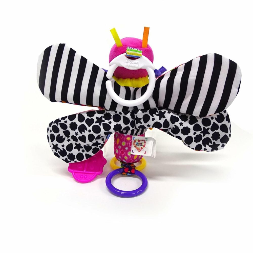 Fifi The Firefly Clip On Car Seat And Stroller Toy – Soft Baby Hanging Toys – Baby Crinkle Toys With High Contrast Colors – Baby Travel Toys Ages 0 Months And Up  |  Car Seat & Stroller Toys All Toys Car Seat & Stroller Toys