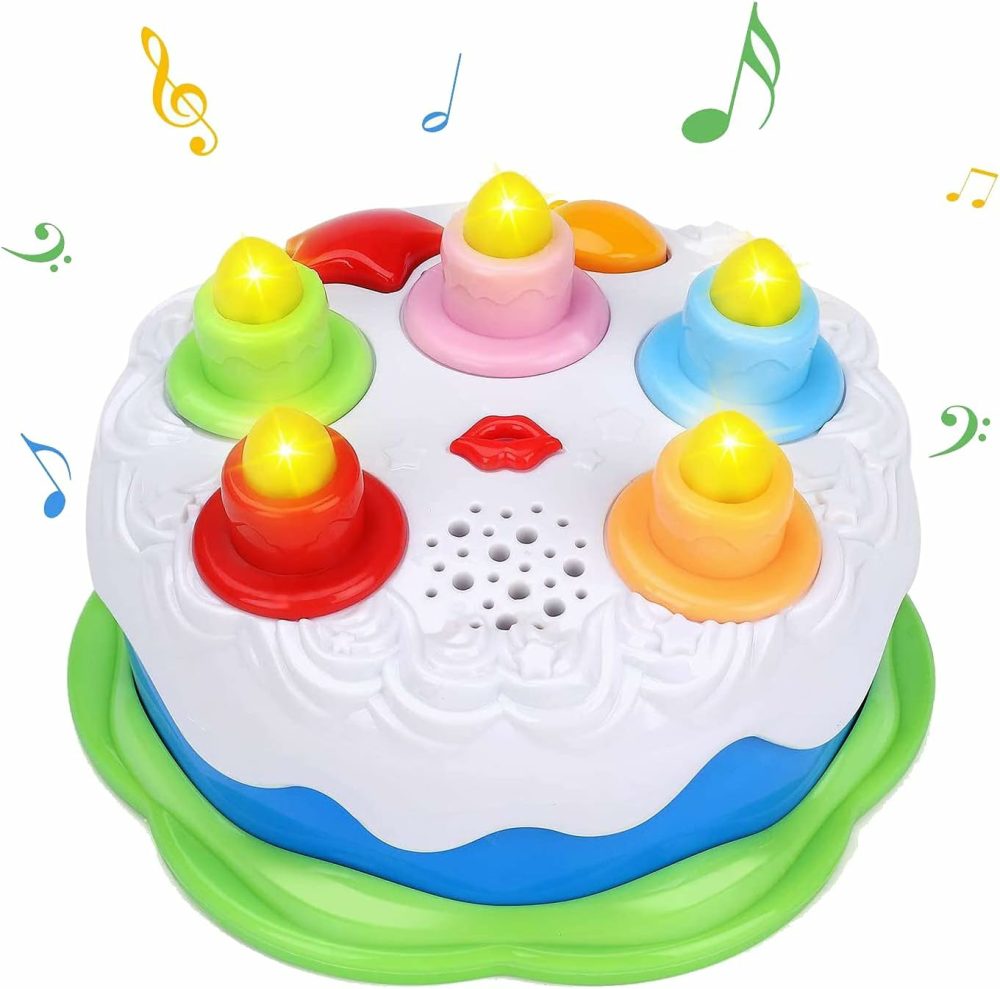 First Birthday Cake Toy – Todderl Birthday Cake Toy With Candles And Songs For 18 Months+ Boys Girls Musical Birthday Gift  |  Musical Toys All Toys