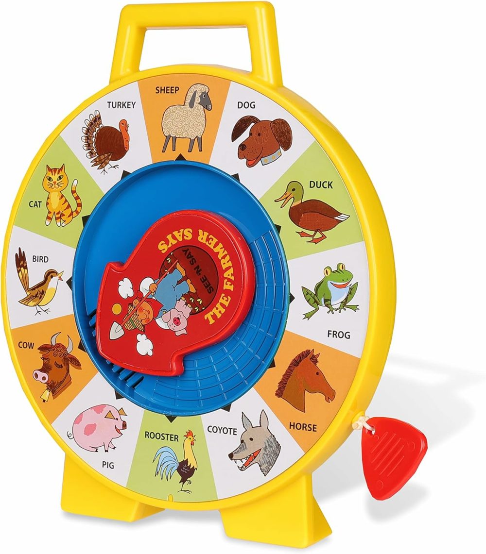 Fisher Price Classics – Farmer Says See ‘N Say – Vintage Learning Toy  Sounds And Animals  Interactive Retro Game For Kids  Girls  Boys  Baby  Preschoolers  Toddlers  Unisex Ages 18 Months +  |  Musical Toys All Toys