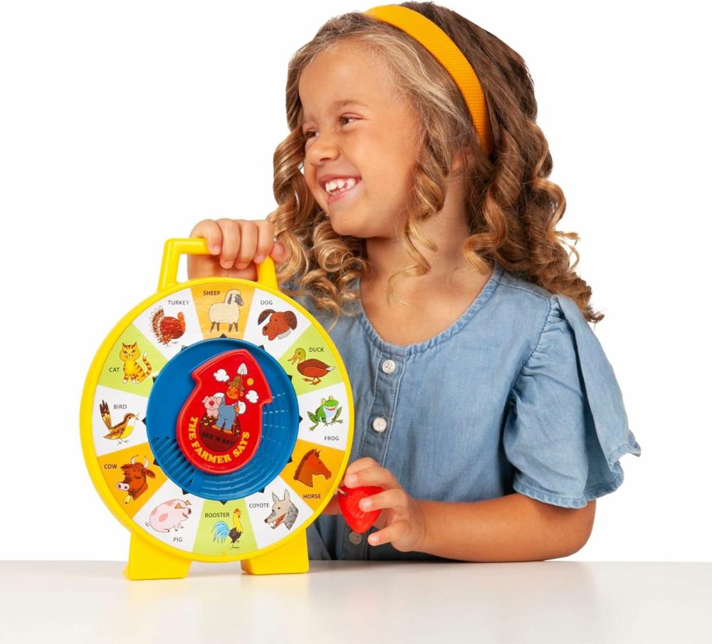 Fisher Price Classics – Farmer Says See ‘N Say – Vintage Learning Toy  Sounds And Animals  Interactive Retro Game For Kids  Girls  Boys  Baby  Preschoolers  Toddlers  Unisex Ages 18 Months +  |  Musical Toys All Toys