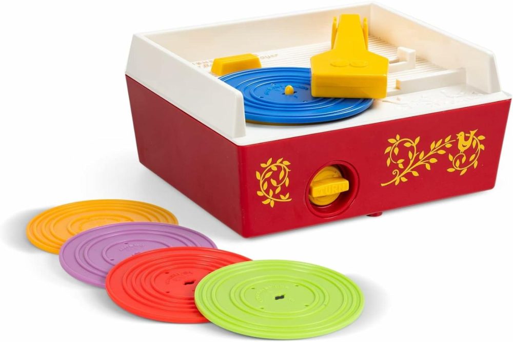 Fisher Price Classics – Record Player – Retro  Tactile Interactive Retro Toy For Kids  Girls  Boys  Toddlers  Baby  Preeschooler  Unisex 18 Months +  |  Musical Toys All Toys