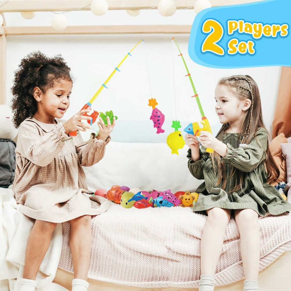 Fishing Water Pool Toys For Kids – Magnetic Fishing Game  Fishing Game  Pretend Play  Learning Resources  Kiddie Party Toy  Sea Animal Toys  Toddler Bath Toys  Bath Toys For Toddlers 3+  4-6  |  Bath Toys All Toys Bath Toys