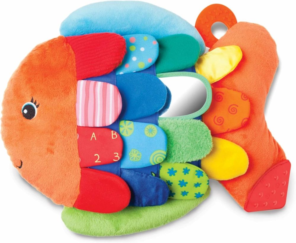 Flip Fish Soft Baby Toy Sensory Tummy Time Toys  Soft Fabric Tag Toy For Babies  Infants  |  Rattles & Plush Rings All Toys Rattles & Plush Rings