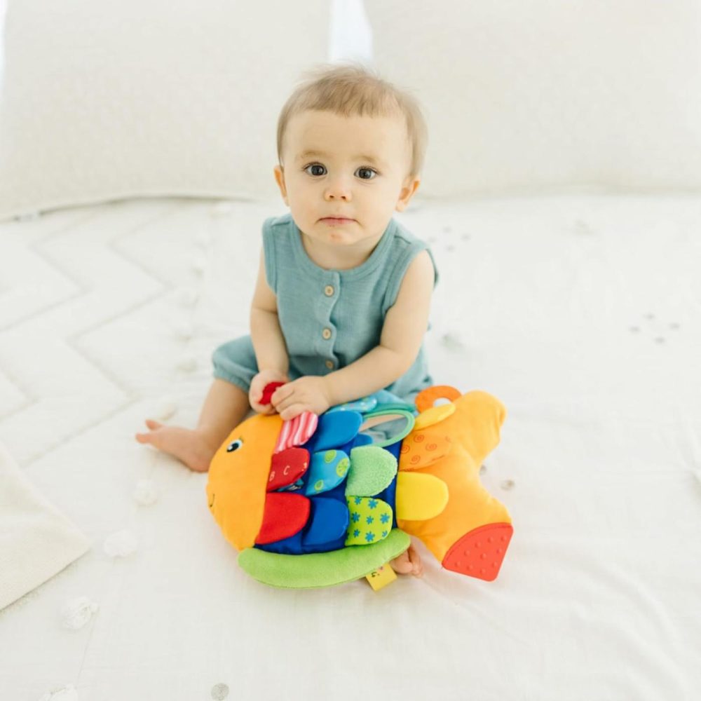 Flip Fish Soft Baby Toy Sensory Tummy Time Toys  Soft Fabric Tag Toy For Babies  Infants  |  Rattles & Plush Rings All Toys Rattles & Plush Rings