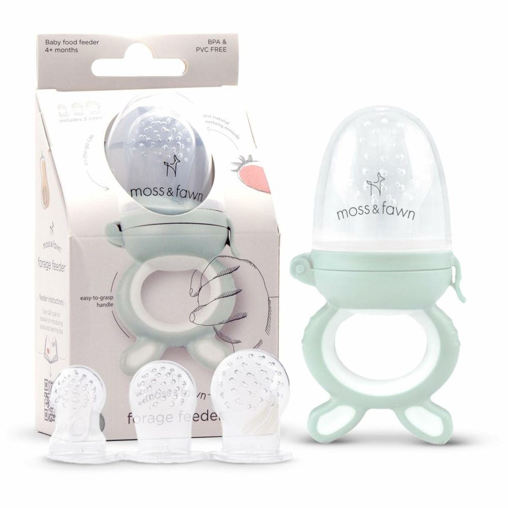 Forage Feeder  Soothing Silicone Frozen Baby Food Teething Toy  Pacifier Fruit Feeder And Teether  Bpa  Pvc And Phthalate Free – Fern  |  Teethers All Toys Fern