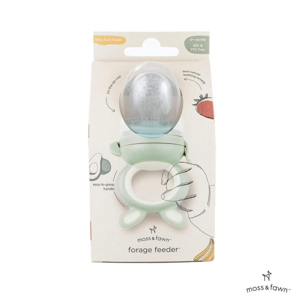 Forage Feeder  Soothing Silicone Frozen Baby Food Teething Toy  Pacifier Fruit Feeder And Teether  Bpa  Pvc And Phthalate Free – Fern  |  Teethers All Toys Fern