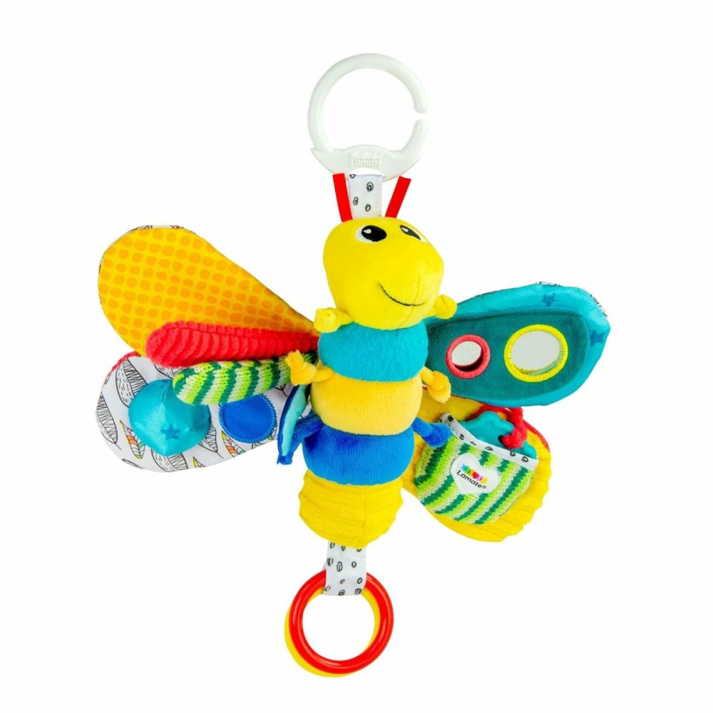 Freddie The Firefly Clip On Car Seat And Stroller Toy – Soft Baby Hanging Toys – Baby Crinkle Toys With High Contrast Colors – Baby Travel Toys Ages 0 Months And Up  |  Car Seat & Stroller Toys All Toys Car Seat & Stroller Toys