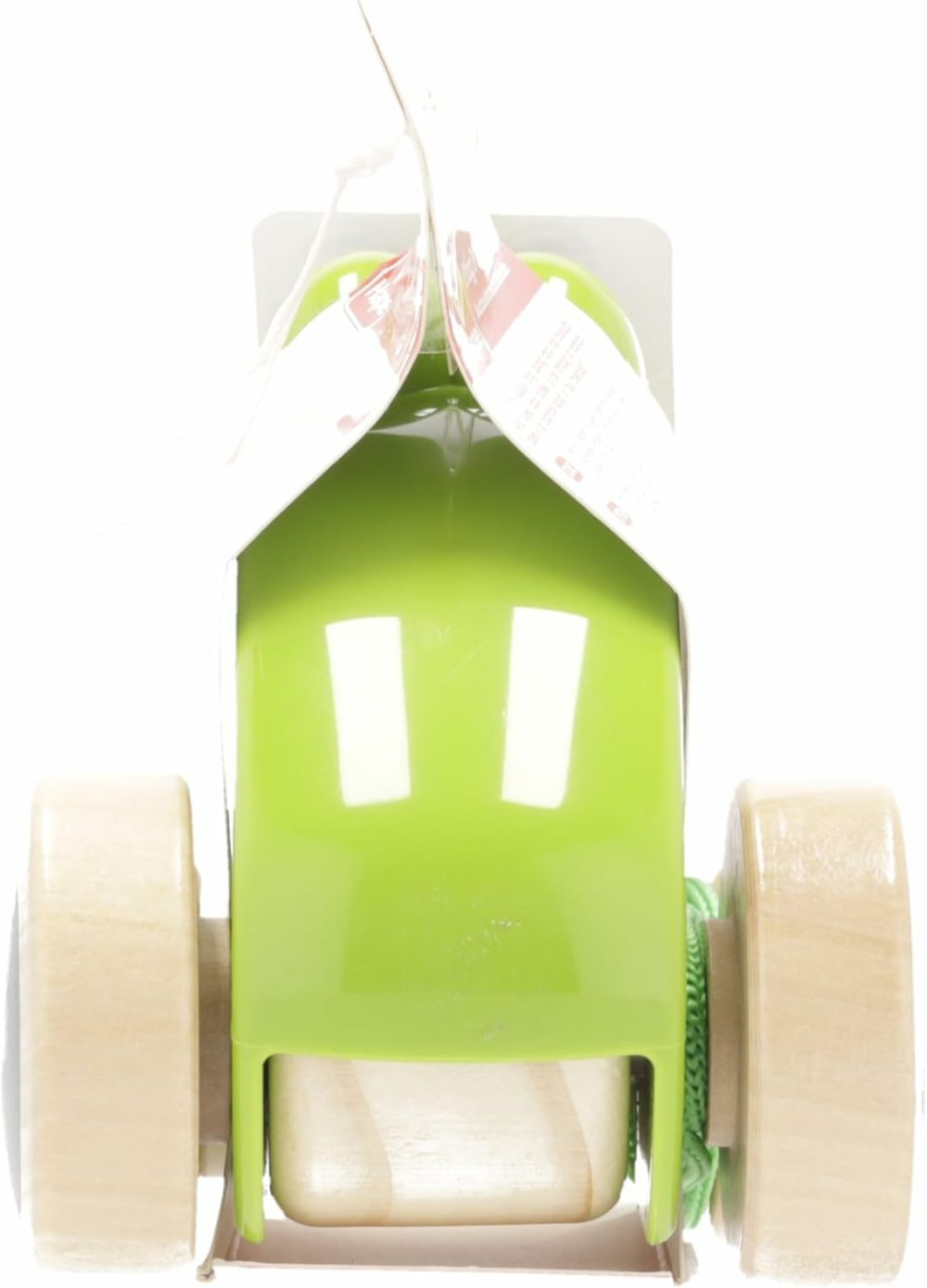 Frog Pull-Along | Wooden Frog Fly Eating Pull Toddler Toy  4.6 X 3.3 X 3.8 Inches  Green  |  Push & Pull Toys All Toys Push & Pull Toys