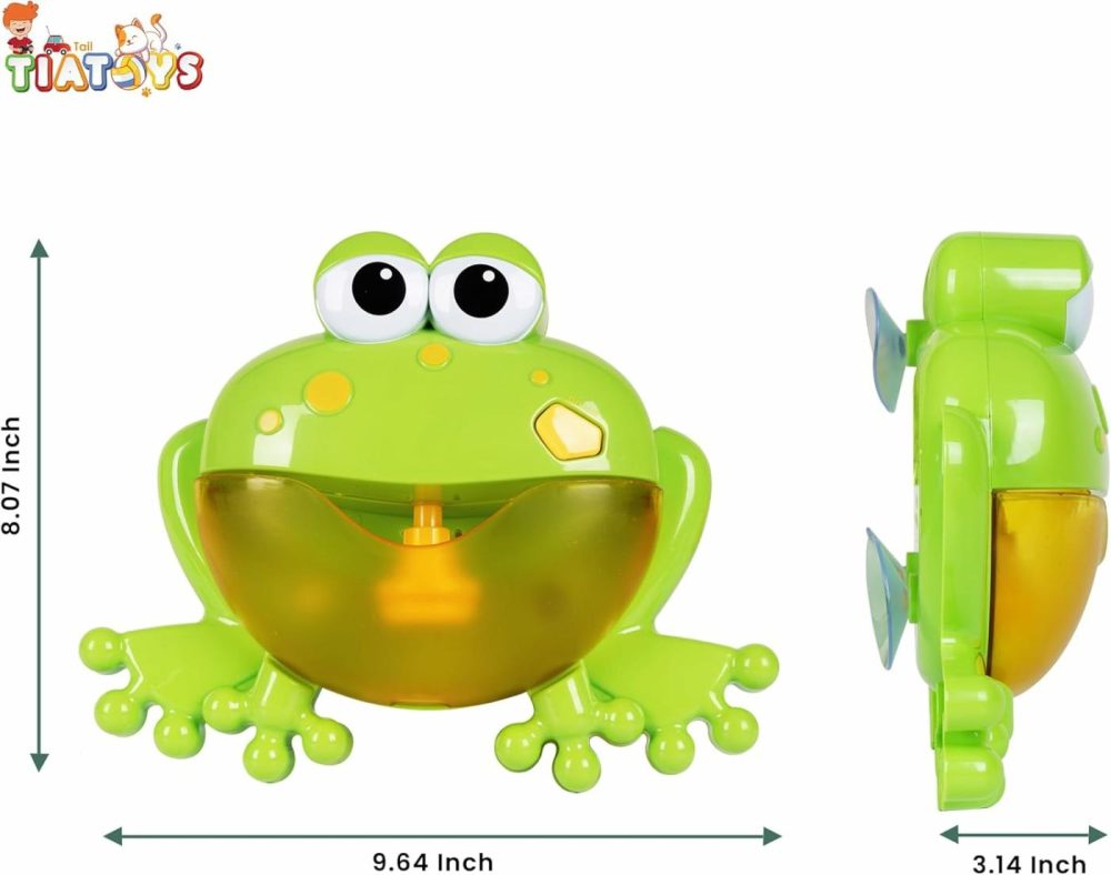 Frog Toy Bubble Bath Toy & Bath Bubble Maker |Kids Bubble Bath & Toddler Bubble Bath | Kids Bath Toy | Bubble Machine For Kids  12 Musical Toys For Toddler Toys | Fun With Bath Bubble Machine  |  Bath Toys All Toys Bath Toys