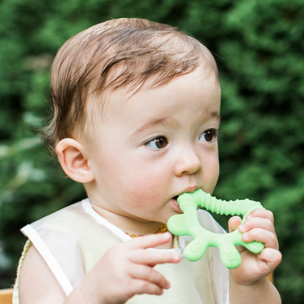 Front & Side Teether Made From Silicone | Soothes & Massages Baby’s Front & Side Gums & Teeth | Soft  Flexible Silicone Eases Pain  Easy To Hold  Gum  & Chew  Dishwasher Safe  |  Teethers All Toys Front & Side