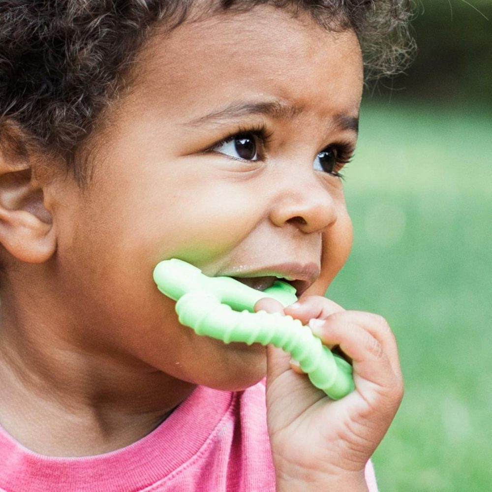 Front & Side Teether Made From Silicone | Soothes & Massages Baby’s Front & Side Gums & Teeth | Soft  Flexible Silicone Eases Pain  Easy To Hold  Gum  & Chew  Dishwasher Safe  |  Teethers All Toys Front & Side