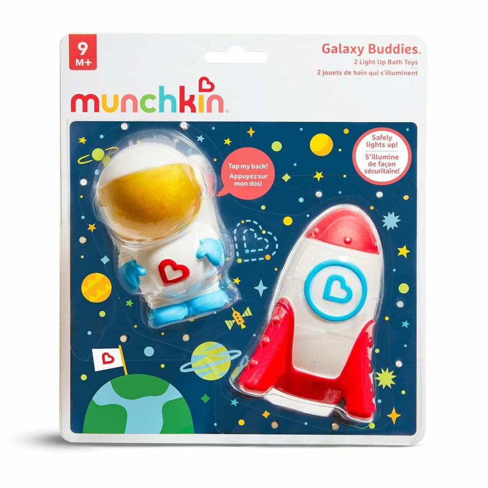 Galaxy Buddies Water Safe Light Up Baby And Toddler Bath Toy  Astronaut & Rocket Ship  |  Bath Toys All Toys Bath Toys