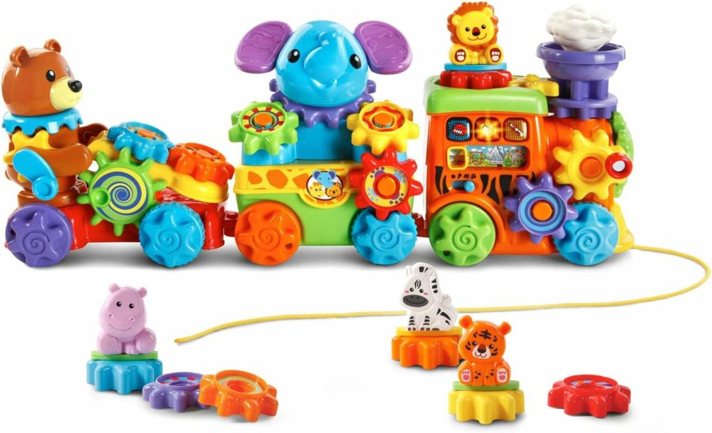 Gearzooz Roll & Roar Animal Train (Frustration Free Packaging)  |  Musical Toys All Toys