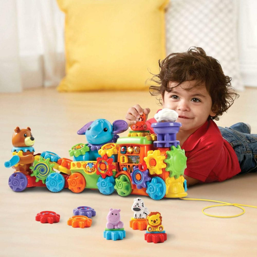 Gearzooz Roll & Roar Animal Train (Frustration Free Packaging)  |  Musical Toys All Toys