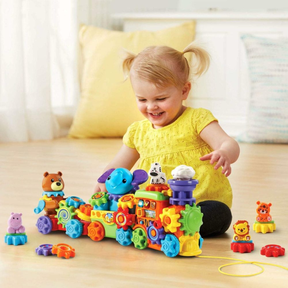 Gearzooz Roll & Roar Animal Train (Frustration Free Packaging)  |  Musical Toys All Toys