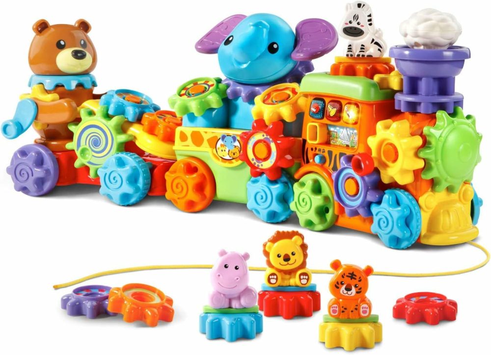 Gearzooz Roll & Roar Animal Train (Frustration Free Packaging)  |  Musical Toys All Toys