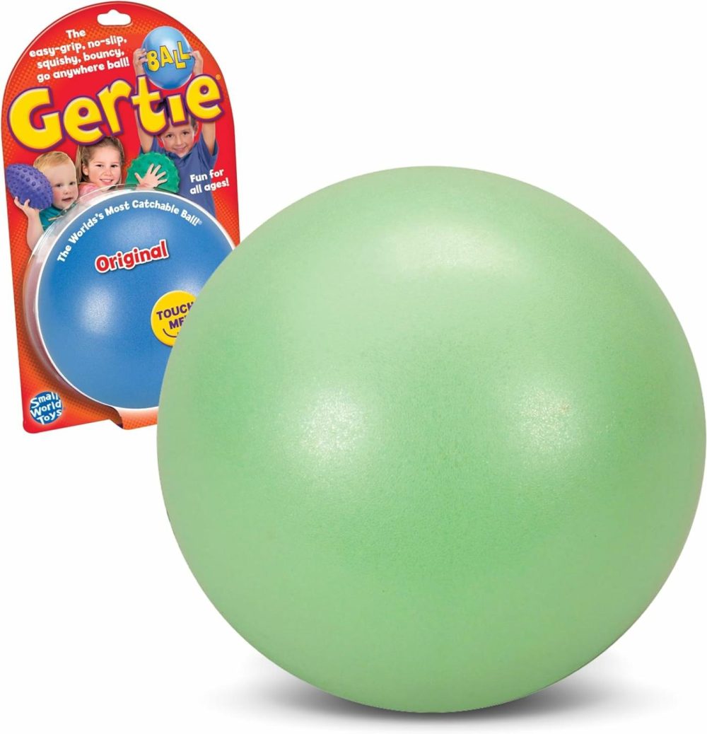 Gertie Handball  9″ Inflatable Sensory Balls  Soft Huggable Squishy Bouncy Ball For Kids Ages 3+  Toddler Ball For Sensory Development (Colors May Vary)  |  Balls All Toys Balls