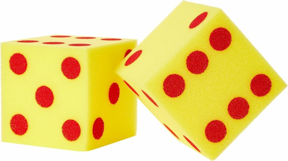 Giant Soft Cubes Dot 2/Pk 5 Inch Cube Square  |  Standard Game Dice All Toys Standard Game Dice