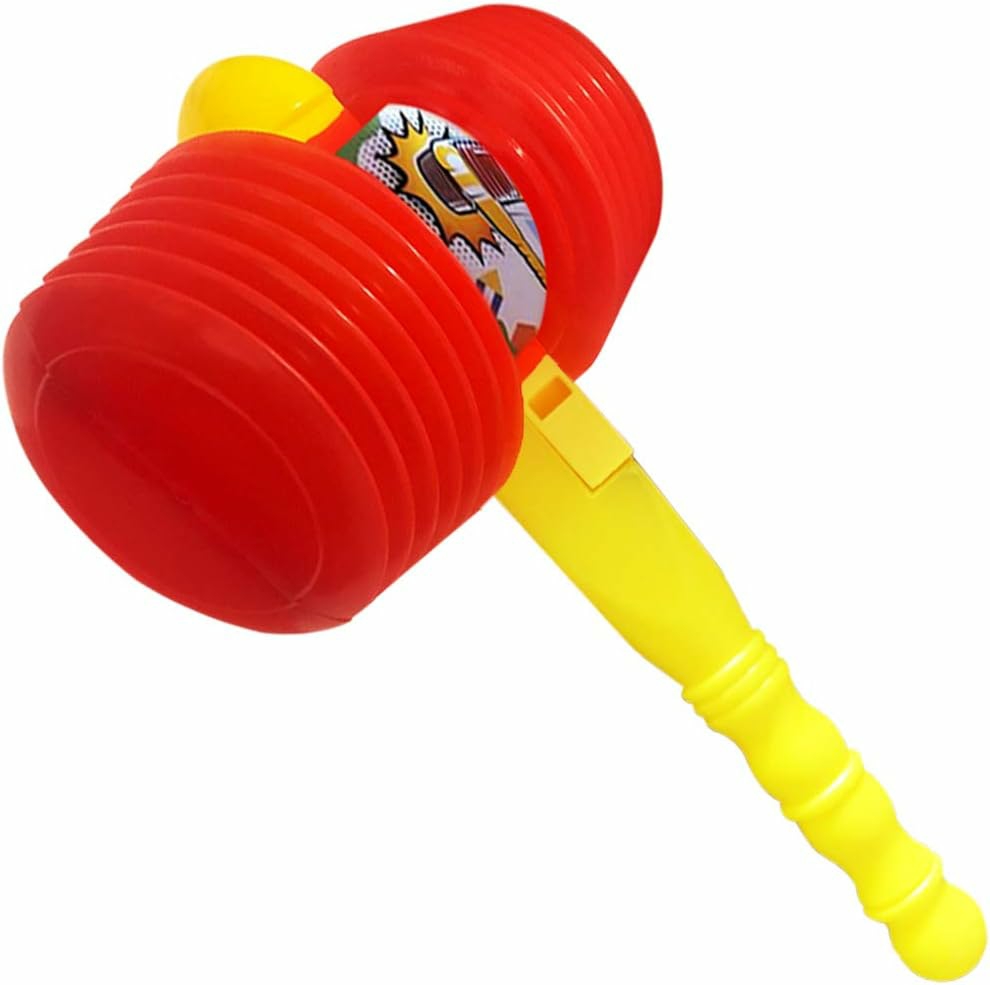 Giant Squeaky Hammer  Jumbo 14 Inch Kids’ Squeaking Hammer Pounding Toy  Clown  Carnival  And Circus Birthday Party Favors  Great Gift For Boys And Girls Ages 3 Plus  |  Hammering & Pounding Toys All Toys Hammering & Pounding Toys