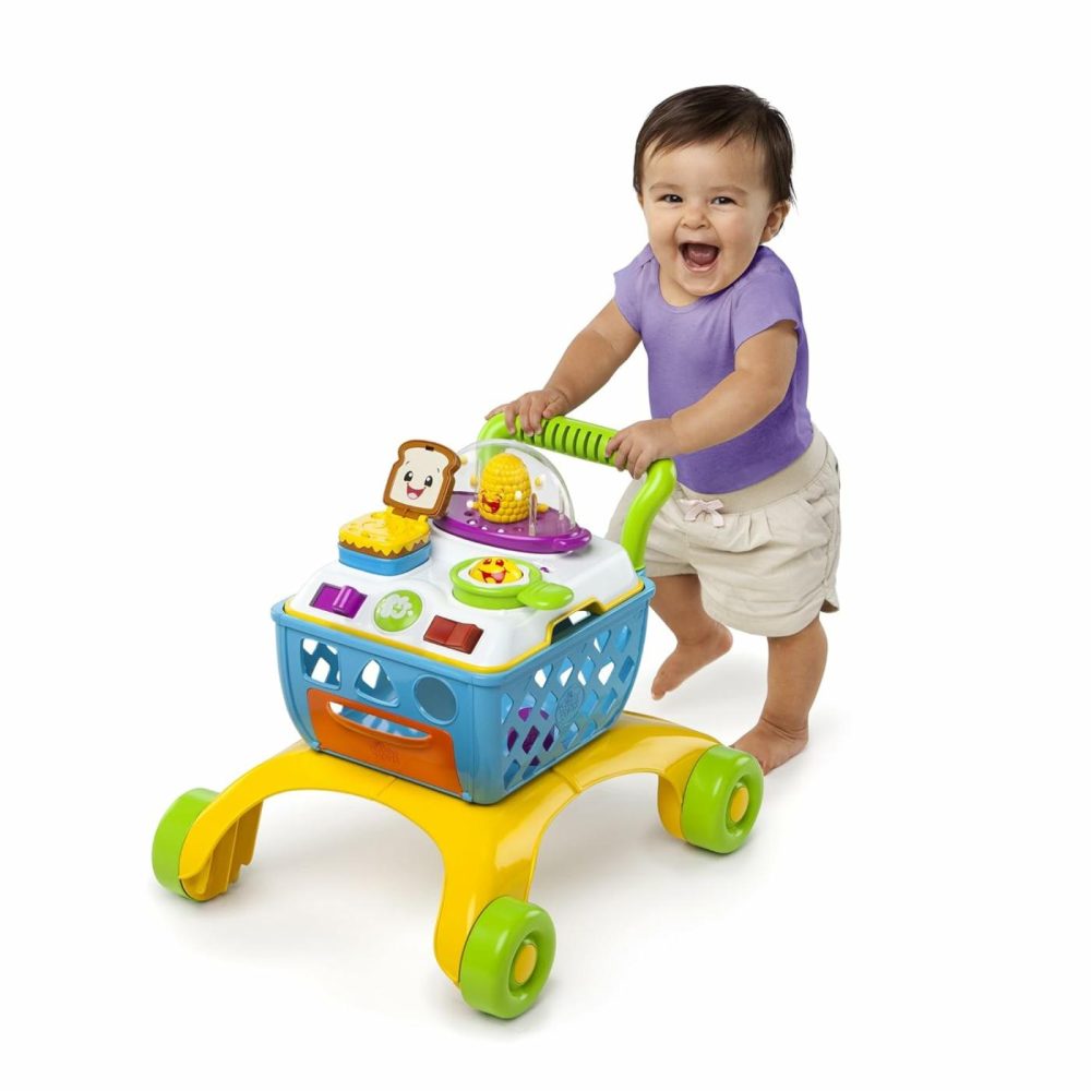 Giggling Gourmet 4-In-1 Shop ‘N Cook Walker Shopping Cart Push Toy  Ages 6 Months +  |  Push & Pull Toys All Toys Multi