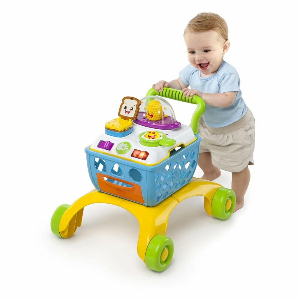 Giggling Gourmet 4-In-1 Shop ‘N Cook Walker Shopping Cart Push Toy  Ages 6 Months +  |  Push & Pull Toys All Toys Multi