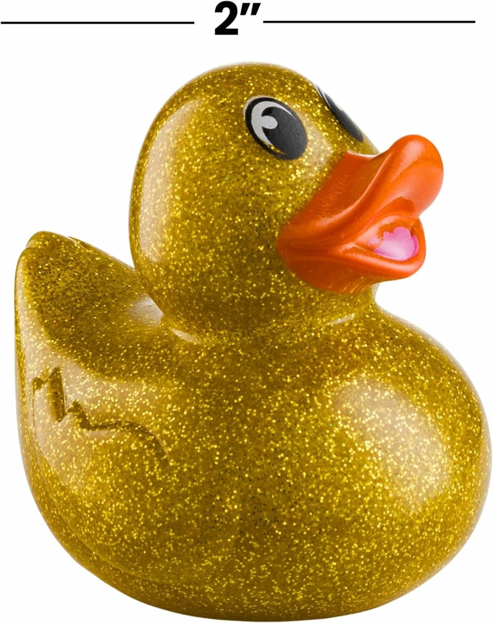 Glitter Rubber Ducks In Bulk – (Pack Of 50) Assorted 2-Inch Duck Toys For Baby Shower Rubber Duckies  Rubber Bath Toy  Birthday Party Favors  |  Bath Toys All Toys Bath Toys