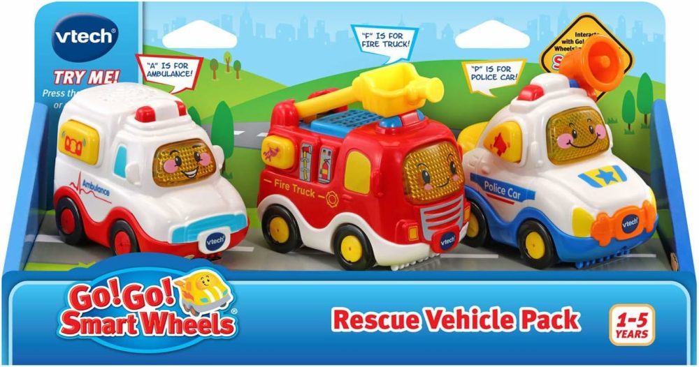 Go! Go! Smart Wheels Rescue Vehicle Pack  |  Musical Toys All Toys Rescue Vehicle Pack