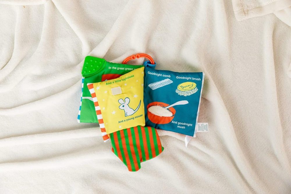 Goodnight Moon Soft Book With On The Go Clip  5 Inches  |  Teethers All Toys Teethers