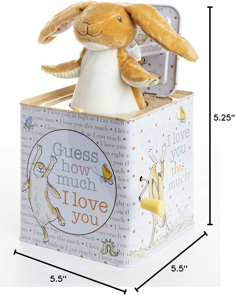 Guess How Much I Love You – Nutbrown Hare Jack-In-The-Box – Musical Toy For Babies  |  Musical Toys All Toys