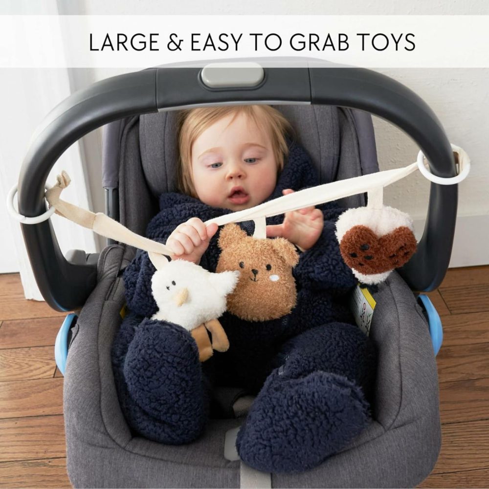 Hanging Car Seat Toy Chain For Babies 0-6 Months – Beautiful Carseat Or Stroller Entertainment Toy With Rattles Makes A Great Soft Sensory Toy For Newborns/Infants  |  Car Seat & Stroller Toys All Toys Car Seat & Stroller Toys