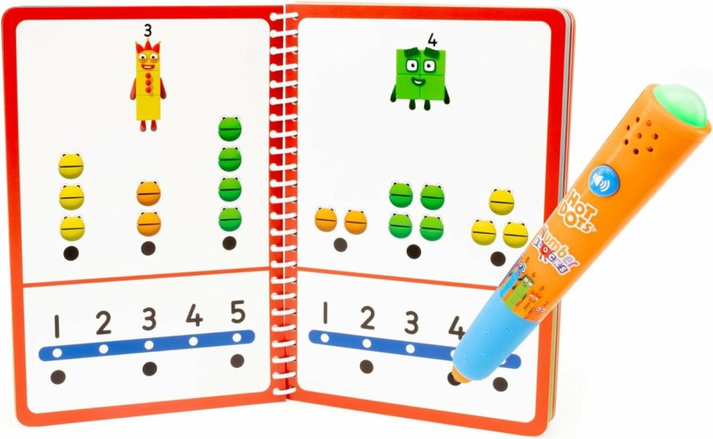 Hot Dots Numberblocks Workbook Numbers 1-10 With Interactive Pen  75+ Activities  Gift For Kids Ages 4+  |  Early Development & Activity Toys All Toys Early Development & Activity Toys