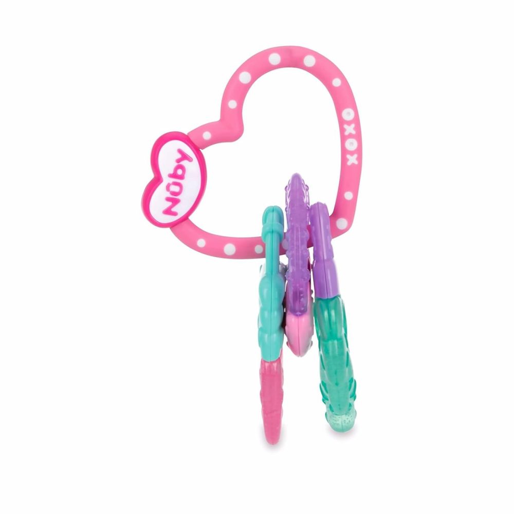 Icybite Popsicle  Donut And Ice Cream Teether Ring – 3+ Months  |  Teethers All Toys Pink/Purple/Aqua